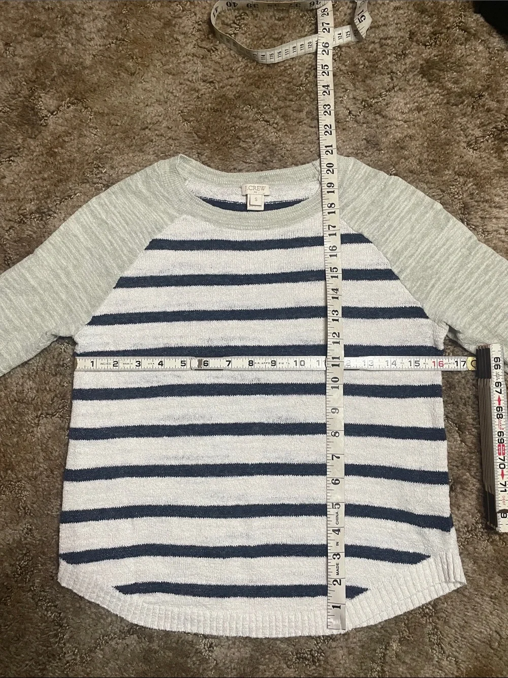 J.Crew Woman’s Stripe‎ Shirt Size Small